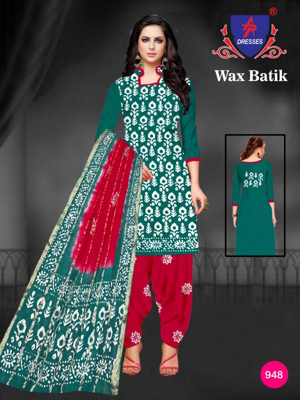 Ap Dresses Wax Batik Vol-9 Cotton Designer Excluisve Dress Material